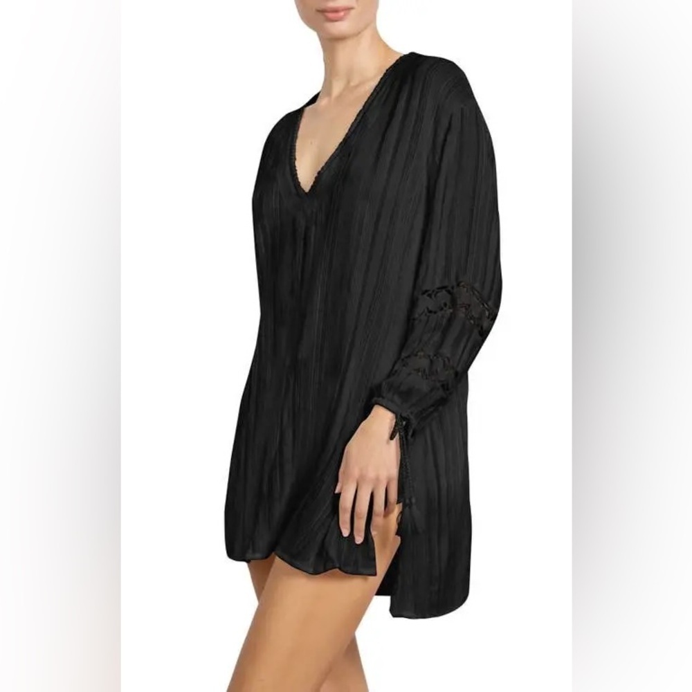 *NWT* Robin Piccone Jo Long Sleeve Tunic Swim Coverup - Picture 2 of 8